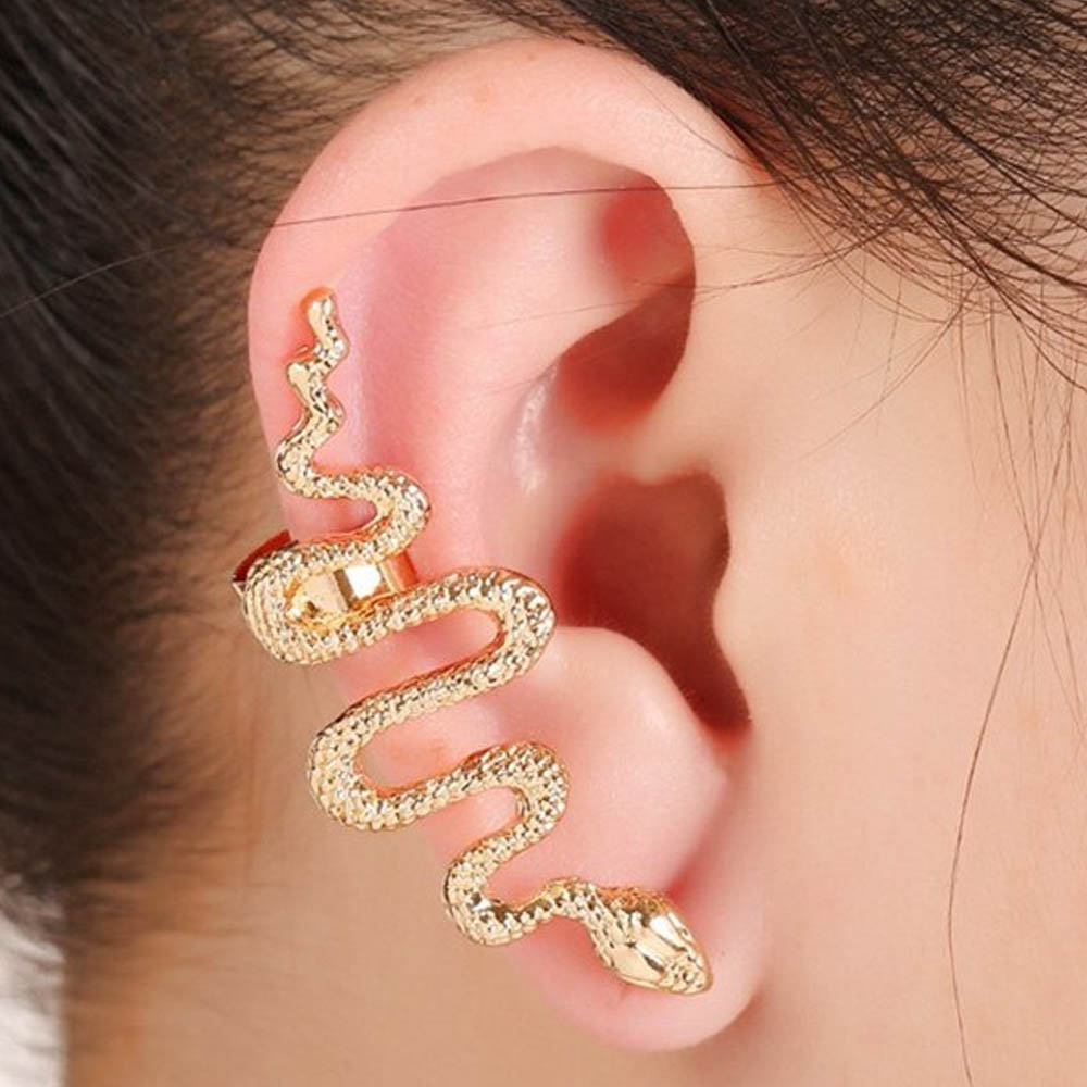 楽天市場】ゴールデンスネークイヤーカフピアス 1個販売 蛇 へび