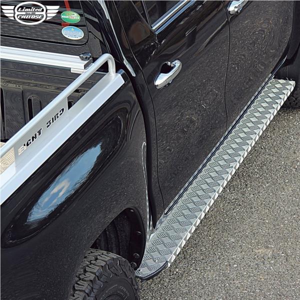 楽天市場】リミテッドチトセ RICK'S サイドステップSET アルミ製縞板