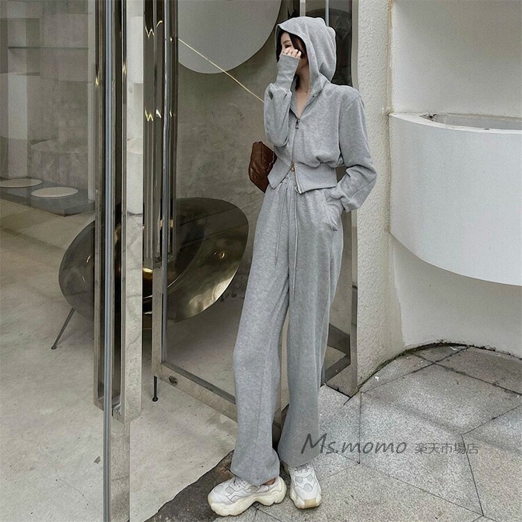 楽天市場】セットアップ レディース 秋冬新作 スウェットセット