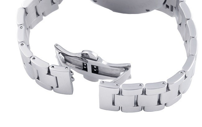 楽天市場】腕時計 ビックフェイス スワロフスキー ジルコニア クロノ