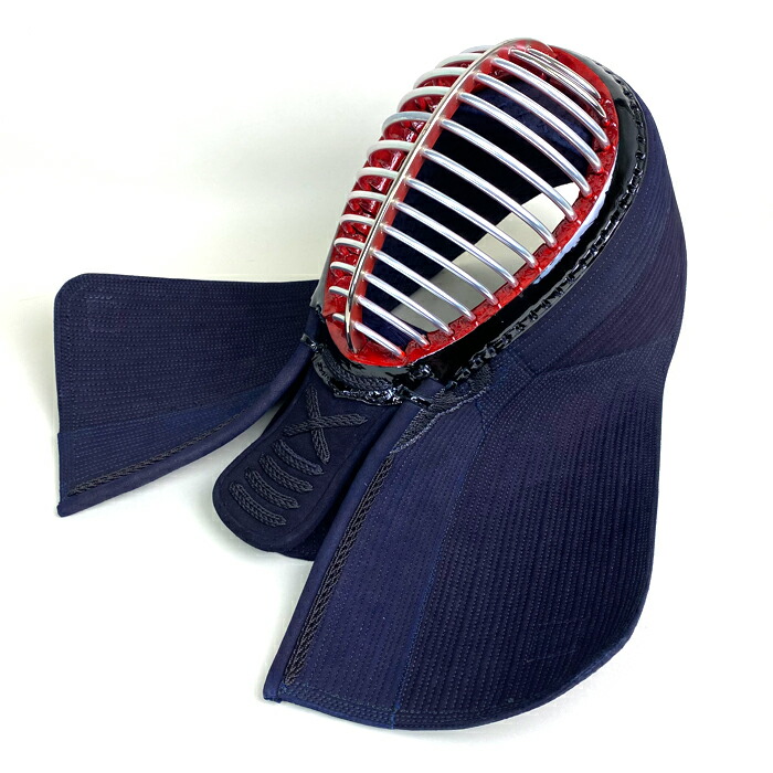 楽天市場】冠 日本製 剣道 防具 面 単品 グノ目 総紺革 実戦型 受注