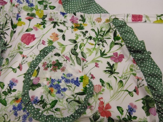 楽天市場】フラメンコ フラメンコ衣装 エプロンフリル ロング ドレス