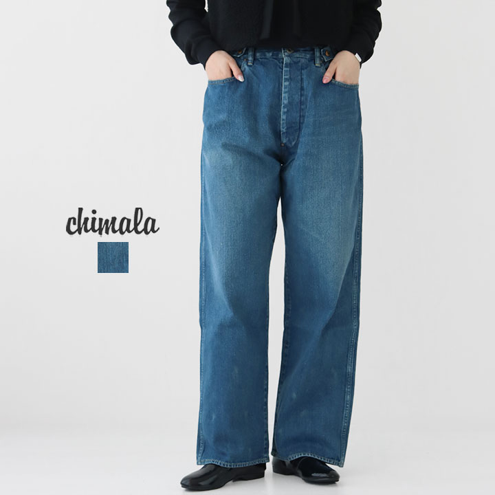楽天市場】chimala チマラ｜ ウエスト アジャスタブル デニムパンツ