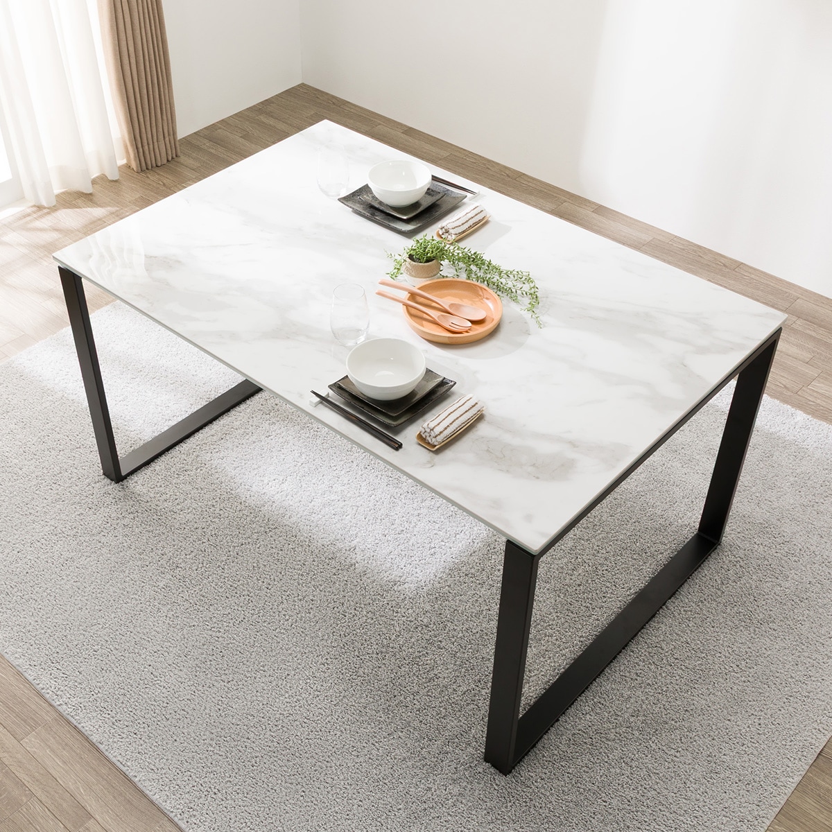 楽天市場】セラミックダイニングテーブル(セーラル)【配送員設置商品