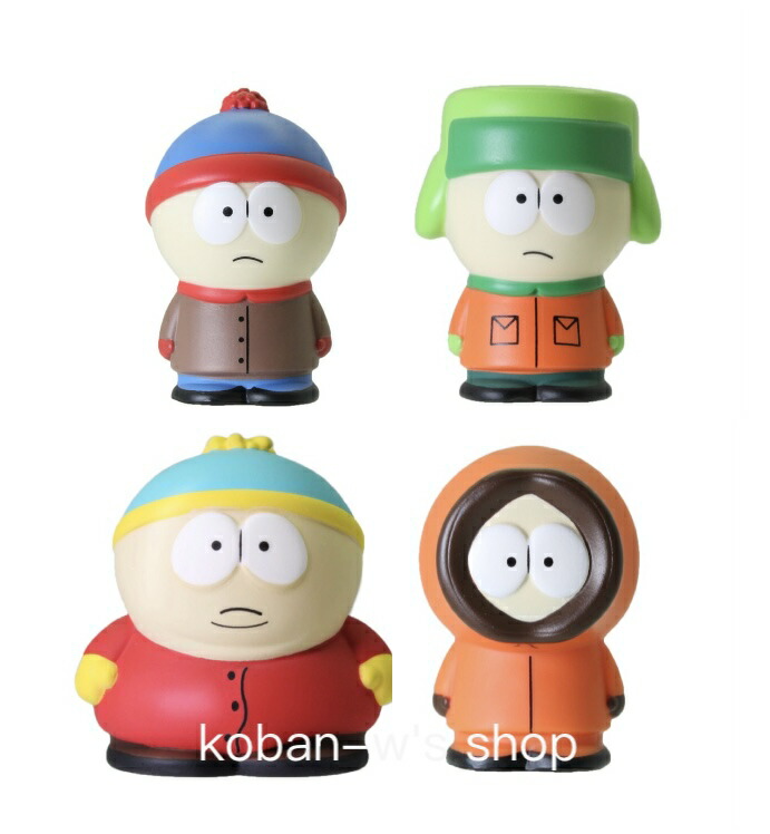 楽天市場】全4種 コンプリート SOUTH PARK ソフビフィギュア サウス