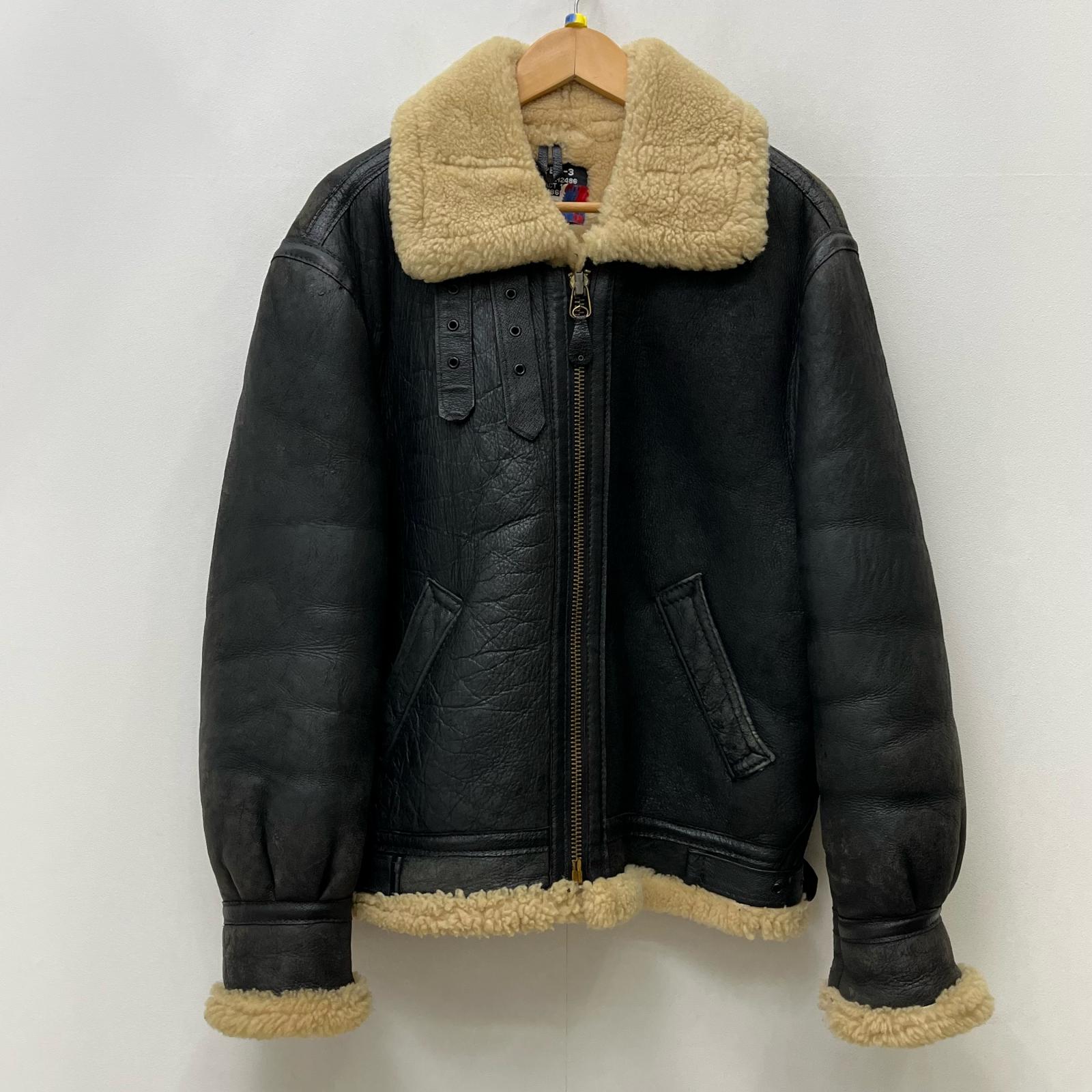 楽天市場】【中古】schott | ショット B-3 ムートン レザー AC18606