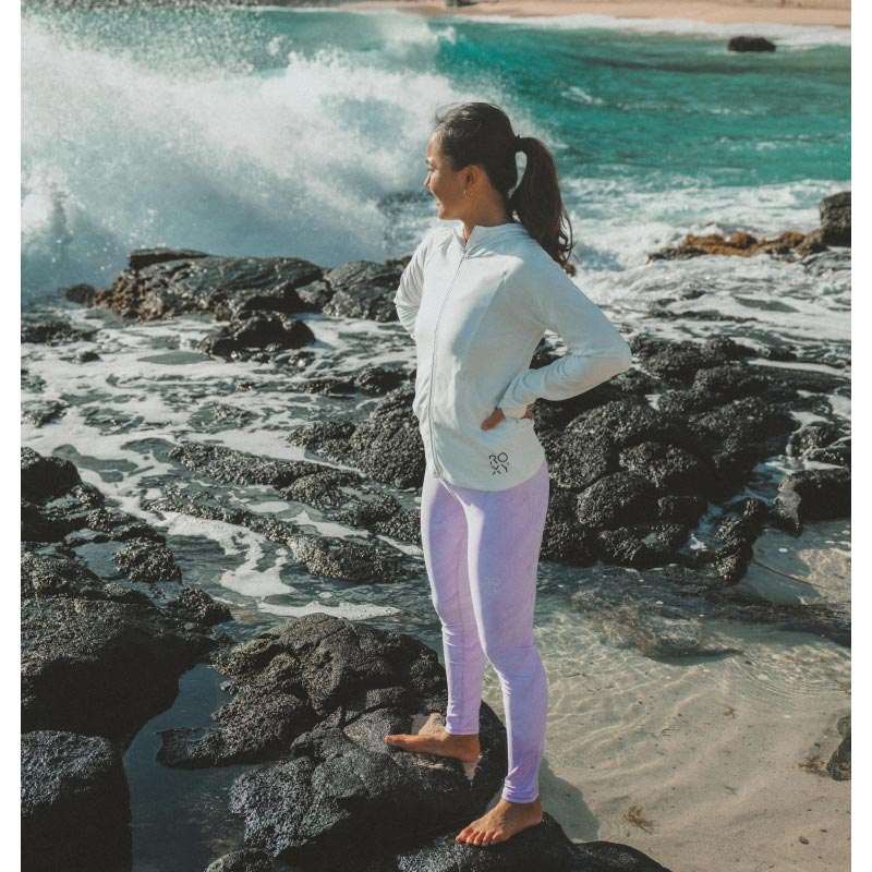 今月末まで ROXY ネイビー ゴールド レギンス M/L 今月末まで ROXY