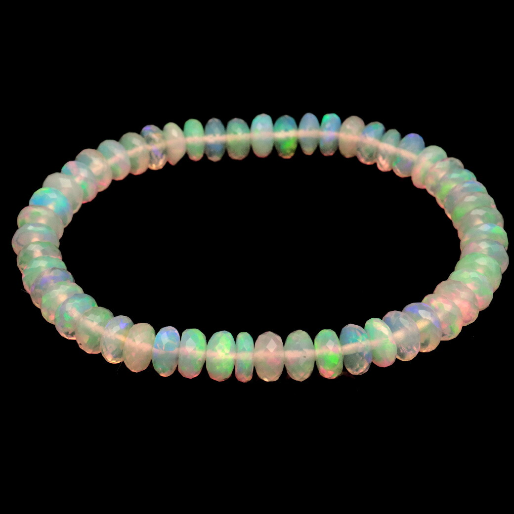 楽天市場】プレシャスオパール ブレスレット ボタンカット AAAAA