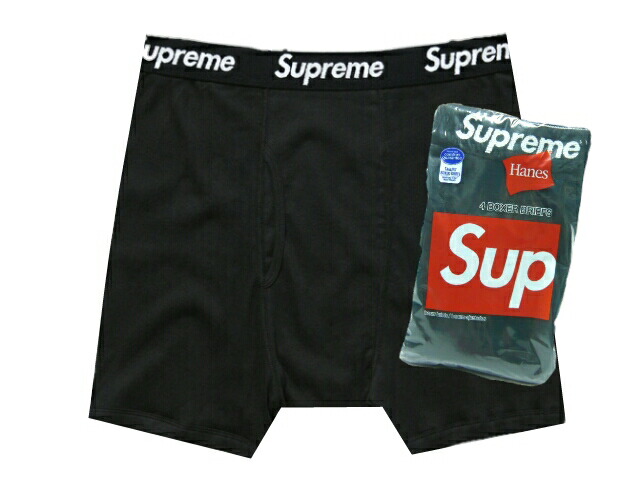 楽天市場】SUPREME シュプリーム ヘインズ 新品 黒 ボクサーパンツ