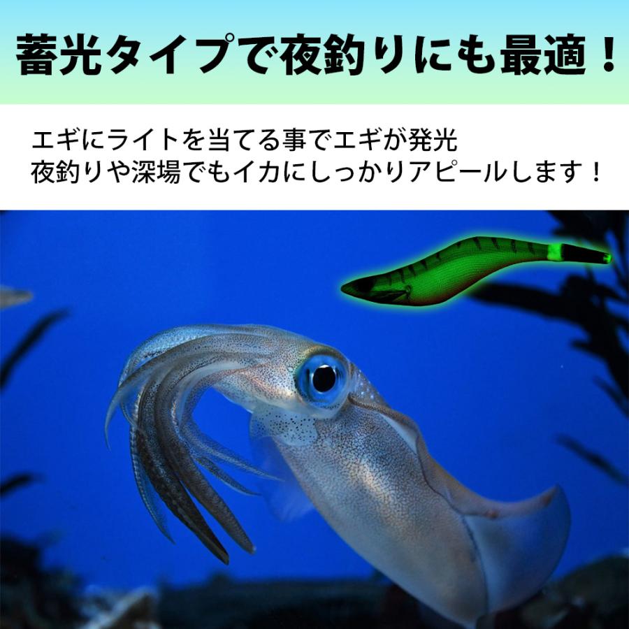 楽天市場】エギ 10本 セット エギング 2.5号 3号 3.5号 ケース付