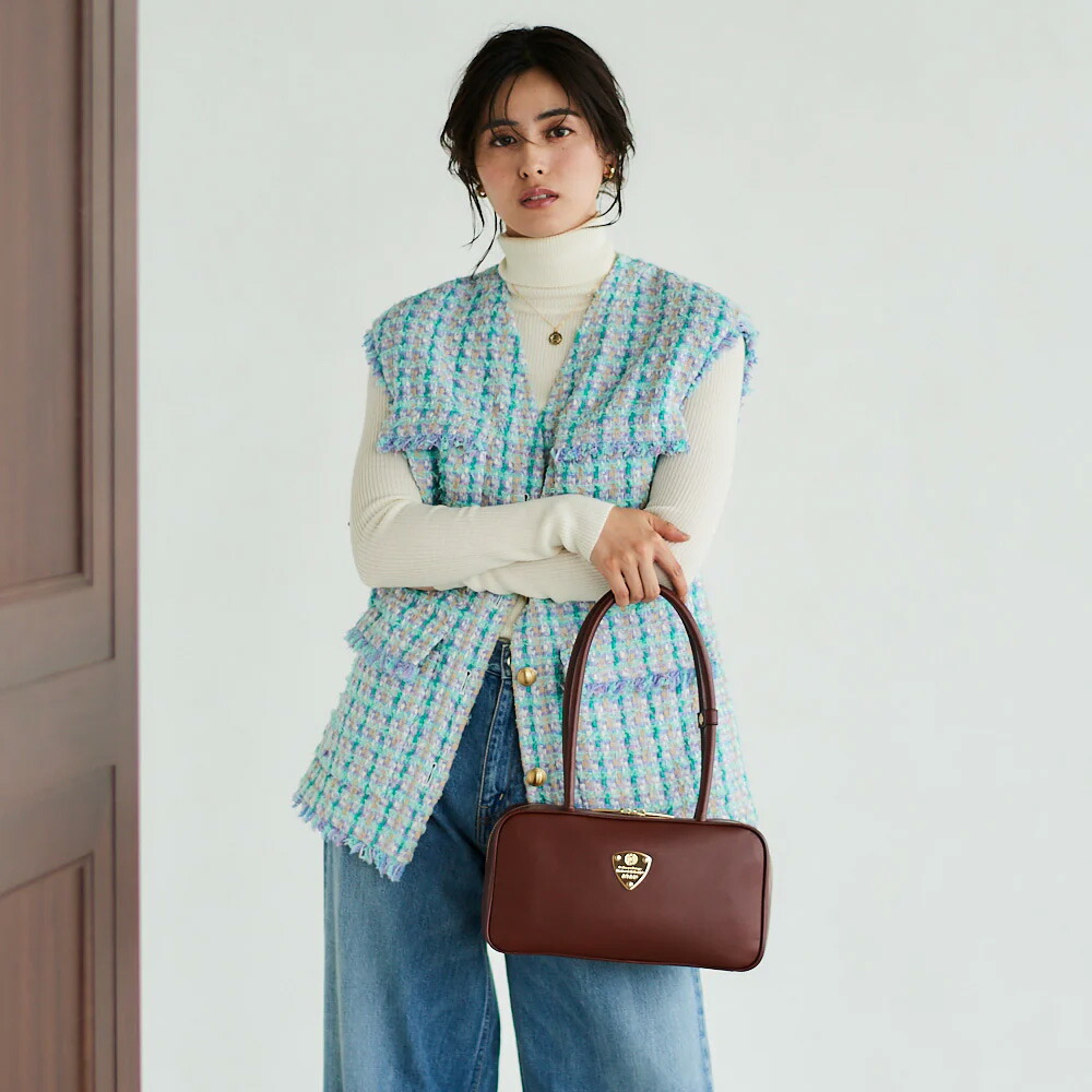 楽天市場】【ATAO公式】Lungoルンゴ ミニボストン 横長 小さめ 肩掛け