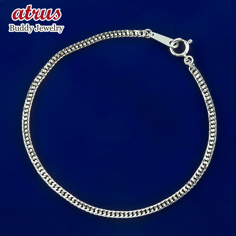 楽天市場】純プラチナ ブレスレット 18cm レディース 喜平 チェーン