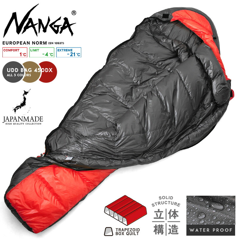楽天市場】【最短即日発送】NANGA ナンガ UDD BAG 450DX スリーピング