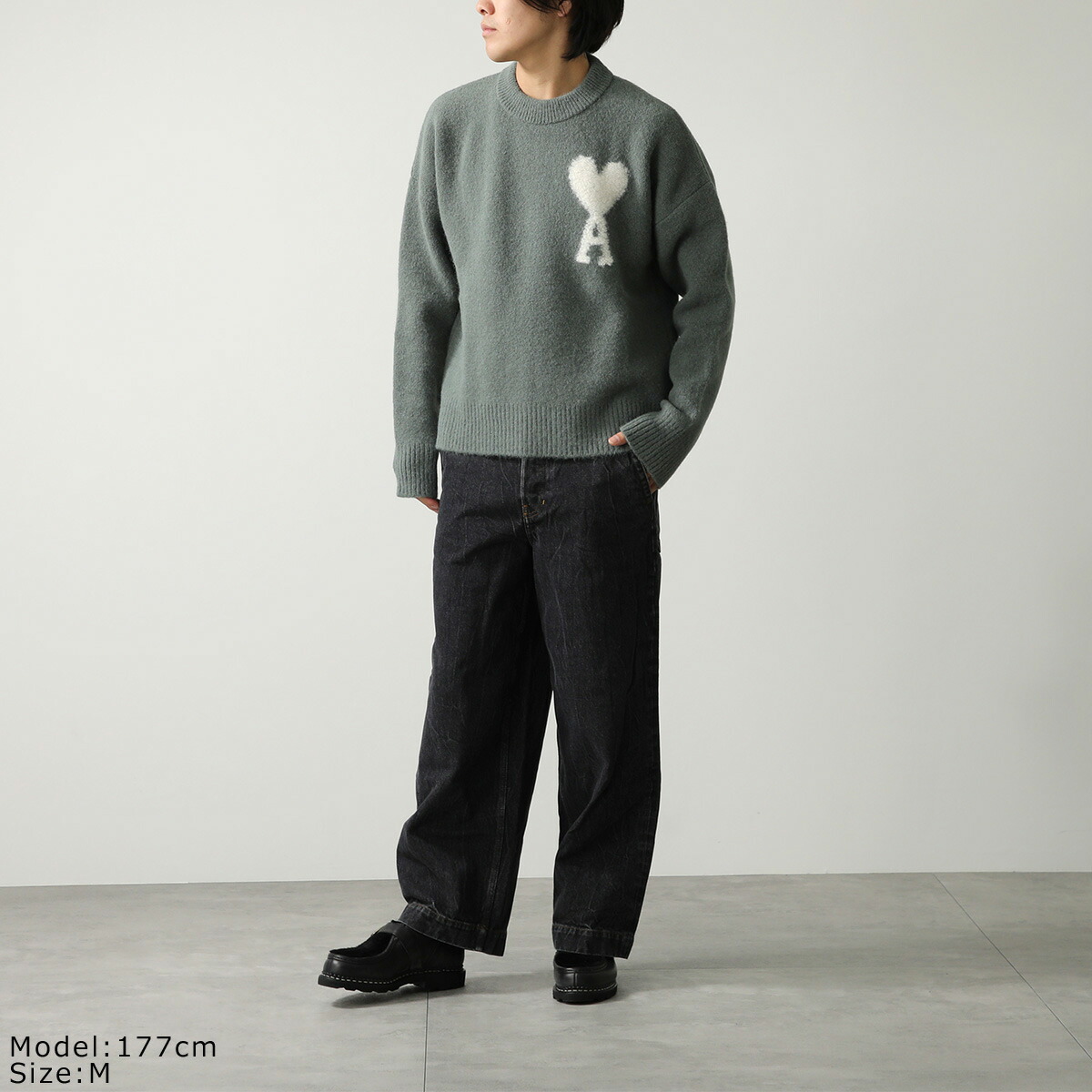 楽天市場】ami paris アミパリス セーター OFF WHITE ADC SWEATER