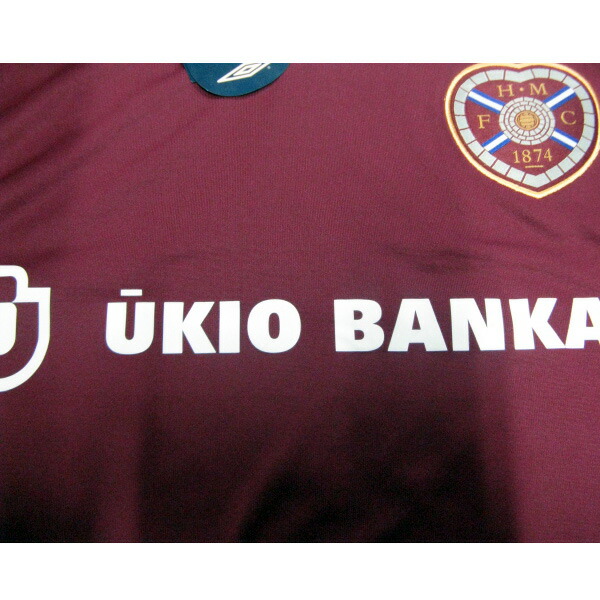 楽天市場】07/08 ハート・オブ・ミドロシアン ホーム (エンジ) 長袖