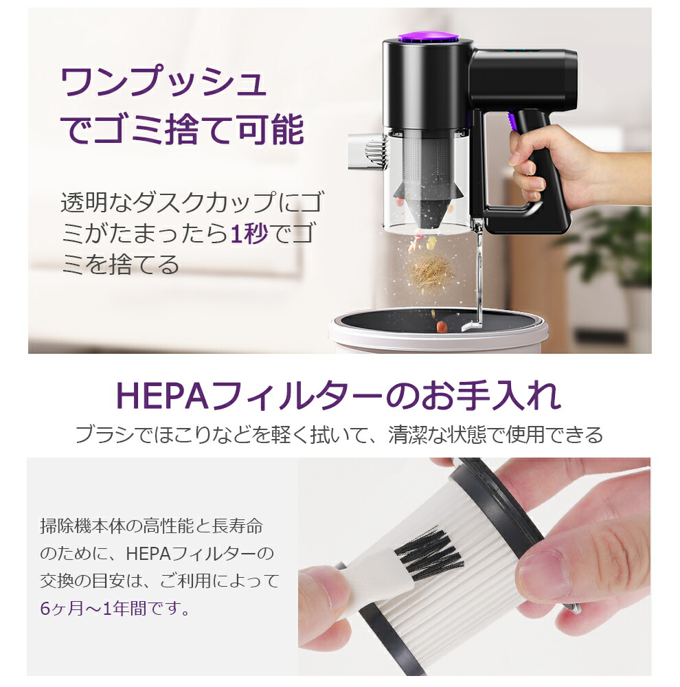 楽天市場】【先着50枚クーポンで4,980円】 掃除機 コードレス 30000Pa