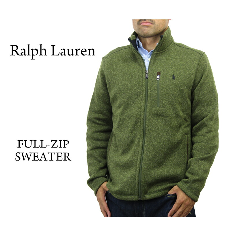 楽天市場】ポロ ラルフローレン メンズ フリースニット ジップアップ