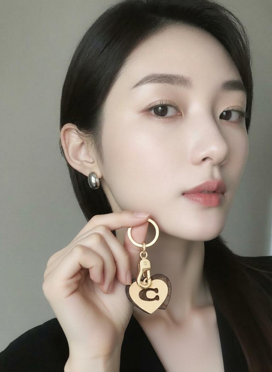 楽天市場】☆コーチ(COACH)シグネチャー ハートキーリング[91478