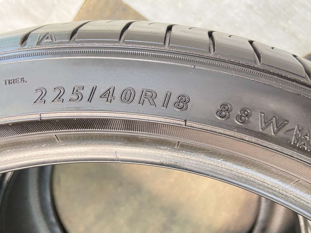 楽天市場】225/40R18 ダンロップ SPスポーツ MAXX 050 中古タイヤ