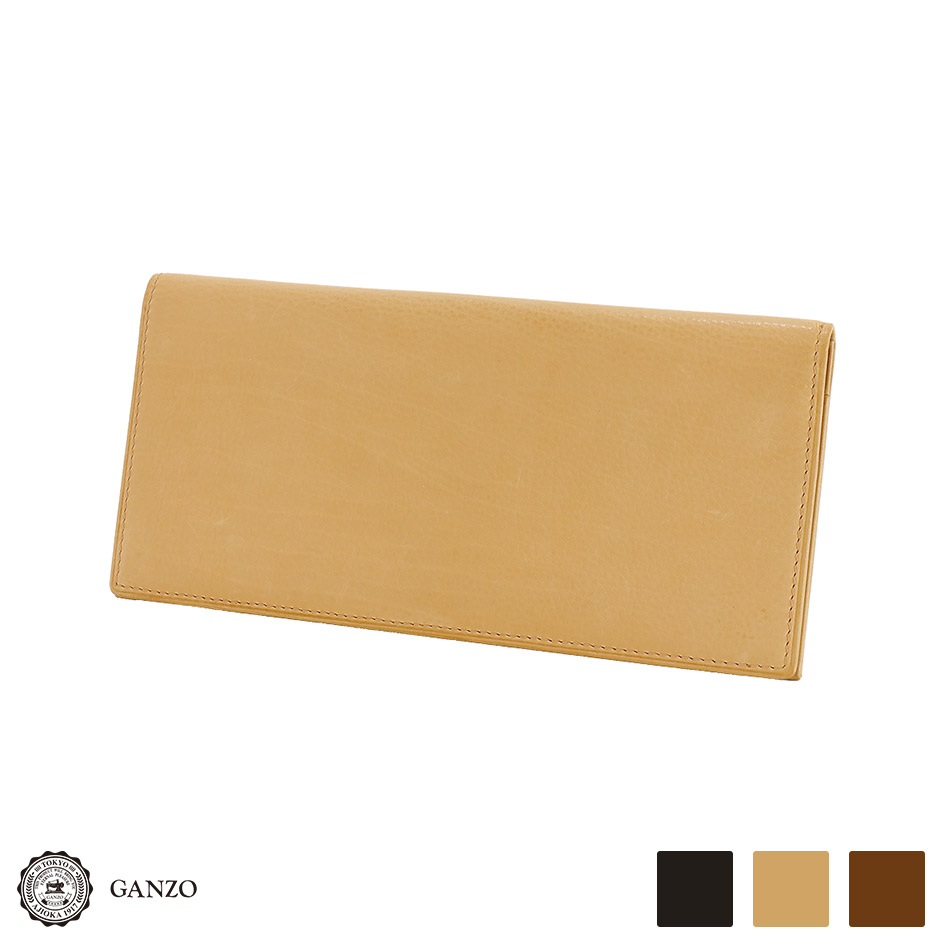 楽天市場】【GANZO】 BABY CALF ベビーカーフ マチ無し長財布