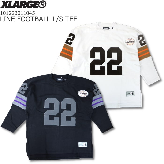 楽天市場】XLARGE LINE FOOTBALL L/S TEE エクストララージ ライン