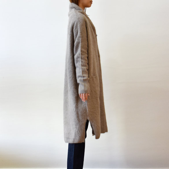 楽天市場】ププラ（PUPULA）フォックスカシミヤ ロングカーディガン