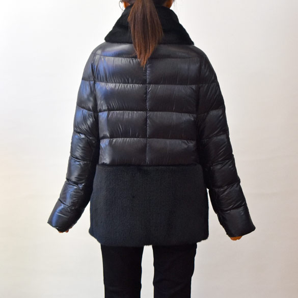 楽天市場】ヘルノ（HERNO）フェイクファー コンビダウン(hn007