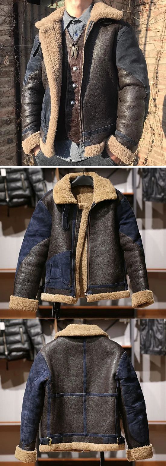 楽天市場】本革 レザージャケットメンズ アウターB-3 フライト