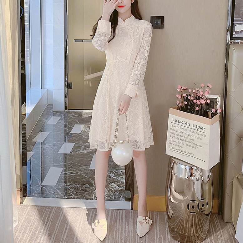 楽天市場】ワンピース レディース 送料無料 個性的 長袖 スタンド