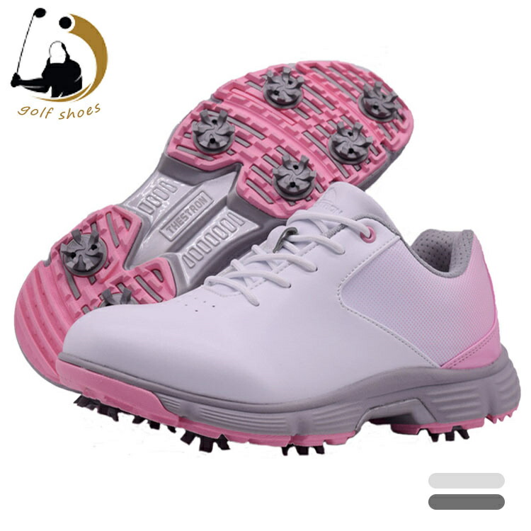 楽天市場】ゴルフシューズ レディース おしゃれ 防水 スパイク付き