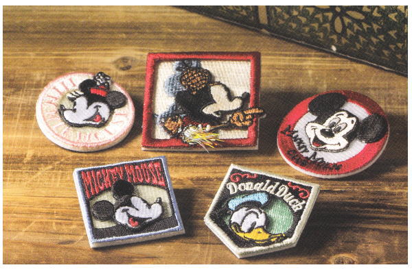 楽天市場】【日本製】【ディズニーキャラクター】刺繍ピンバッチ