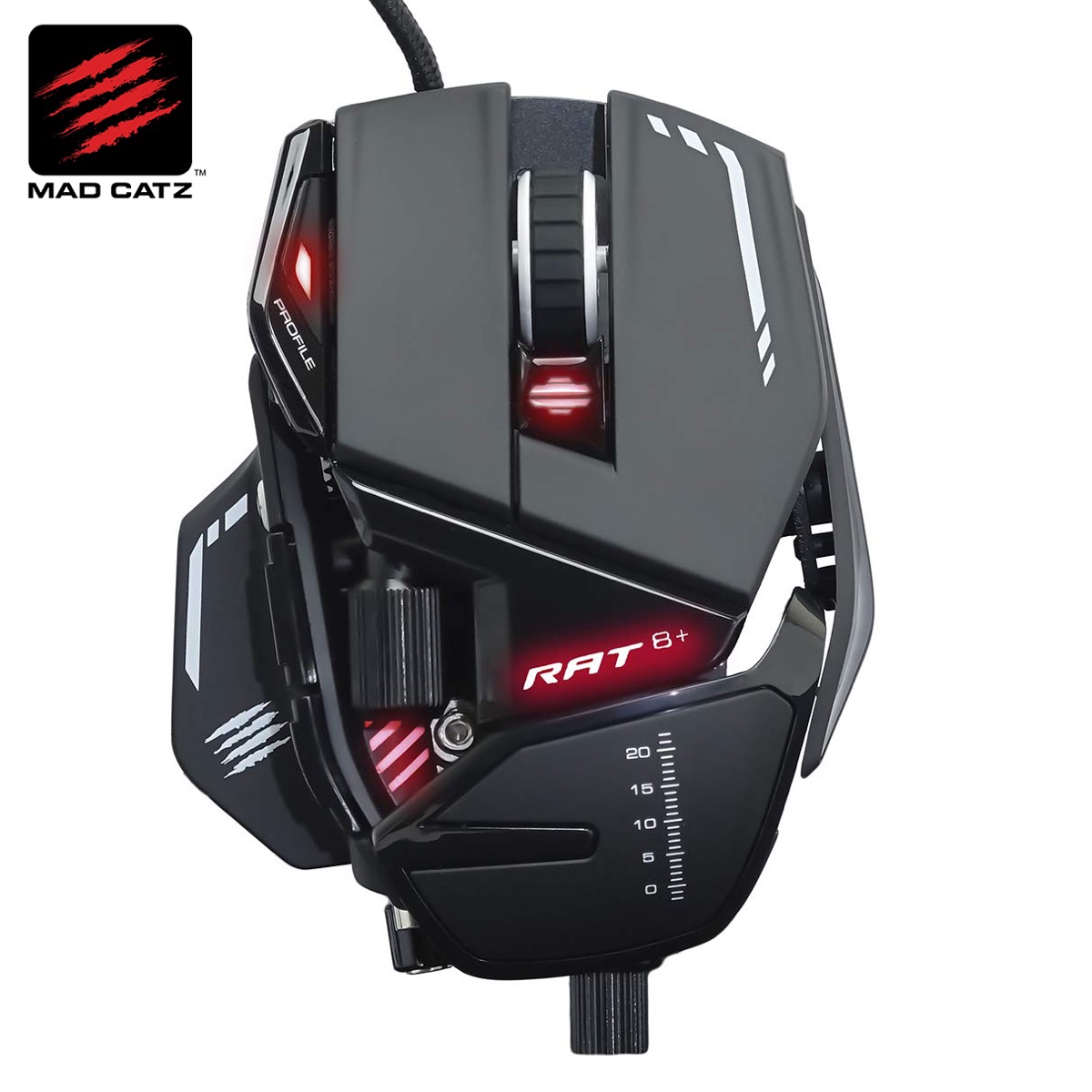 楽天市場】Mad Catz R.A.T. 8+ 11ボタン 有線 ゲーミング マウス RAT8