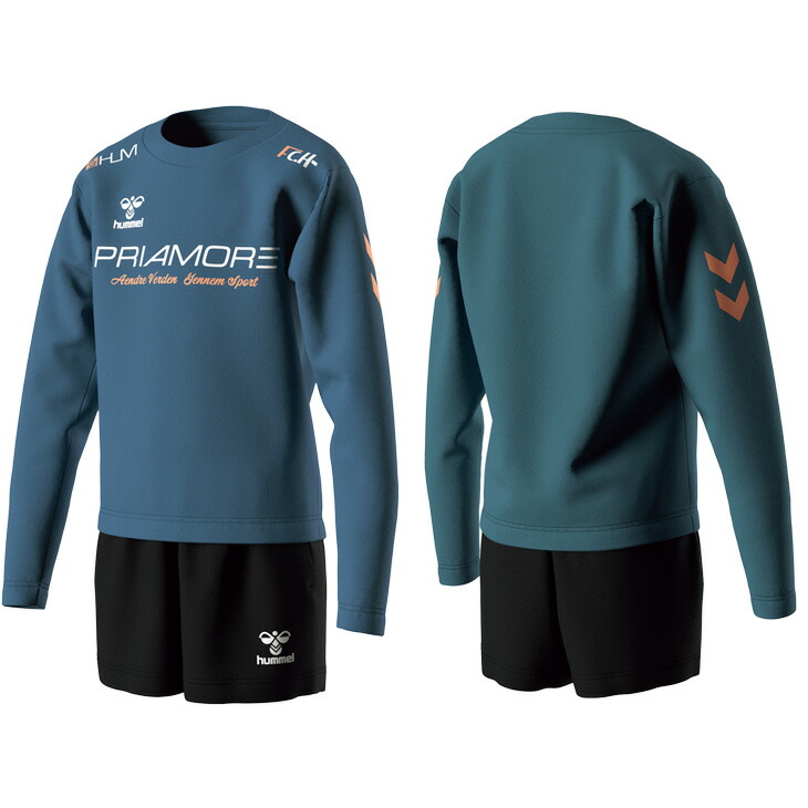 楽天市場】送料無料 ヒュンメル キッズ 長袖シャツ ショートパンツ