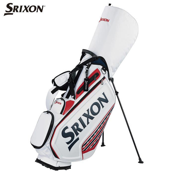 Srixon キャディバッグ ホワイト/ブラック/レッド Srixon キャディ