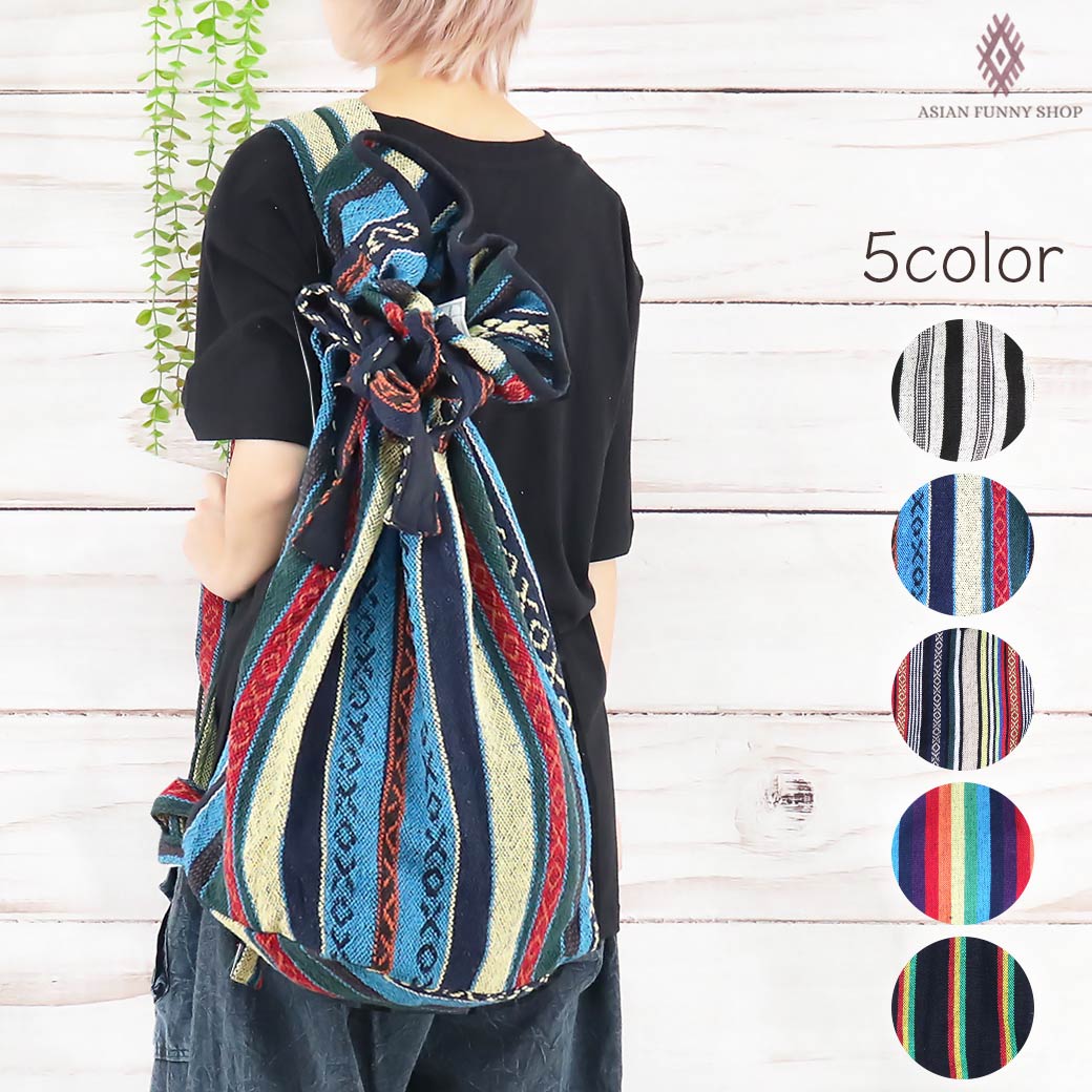 楽天市場】【SALE価格】刺繍リュック リュックサック バッグ 巾着