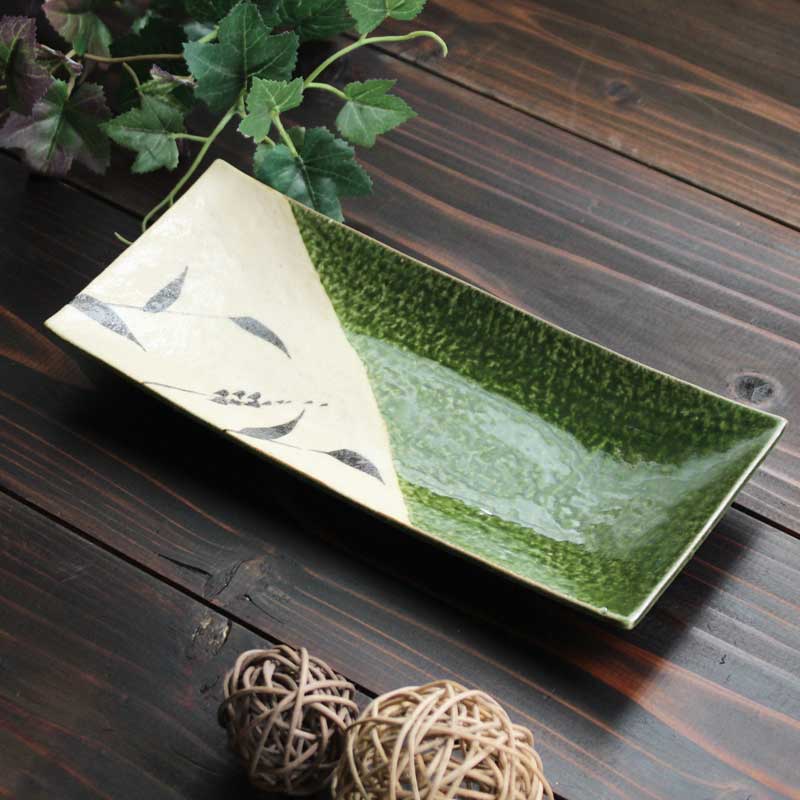 楽天市場】織部 長角皿の通販