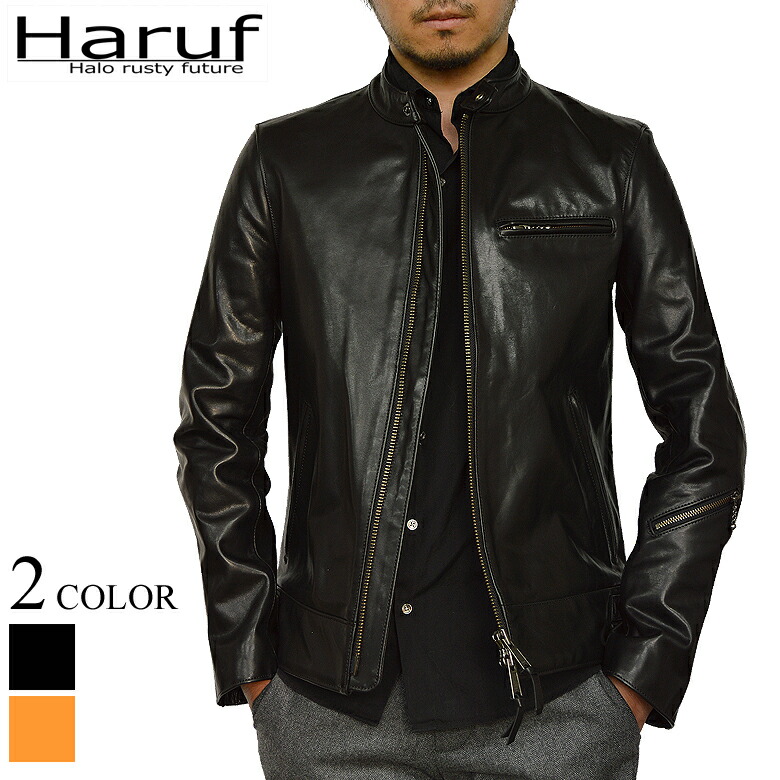 楽天市場】本革 ライダースジャケット メンズ シングルライダース 馬革