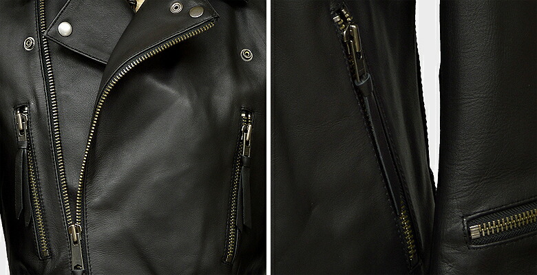 楽天市場】ダブルライダース レザージャケット ライダースジャケット