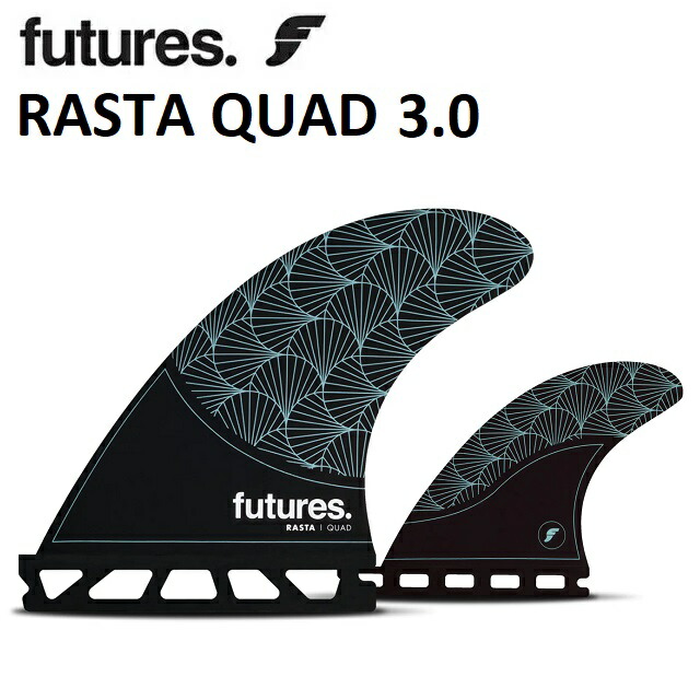 楽天市場】FUTURES FINS フューチャー フィン RASTA QUAD 3.0 [MEDIUM