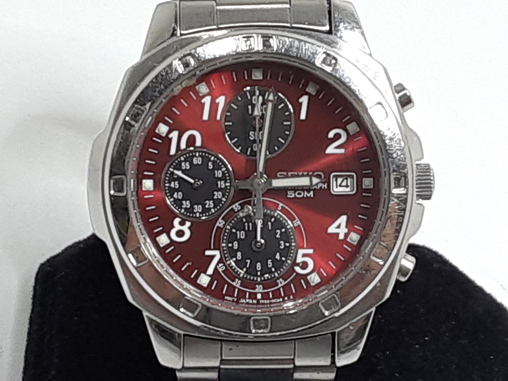 楽天市場】セイコー SEIKO クロノグラフ メンズ 腕時計 デイト 7T92