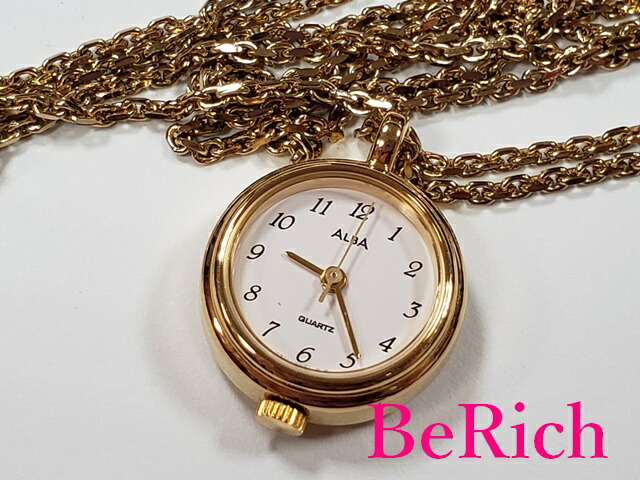 楽天市場】セイコー SEIKO アルバ ALBA ペンダント ウォッチ 時計 白