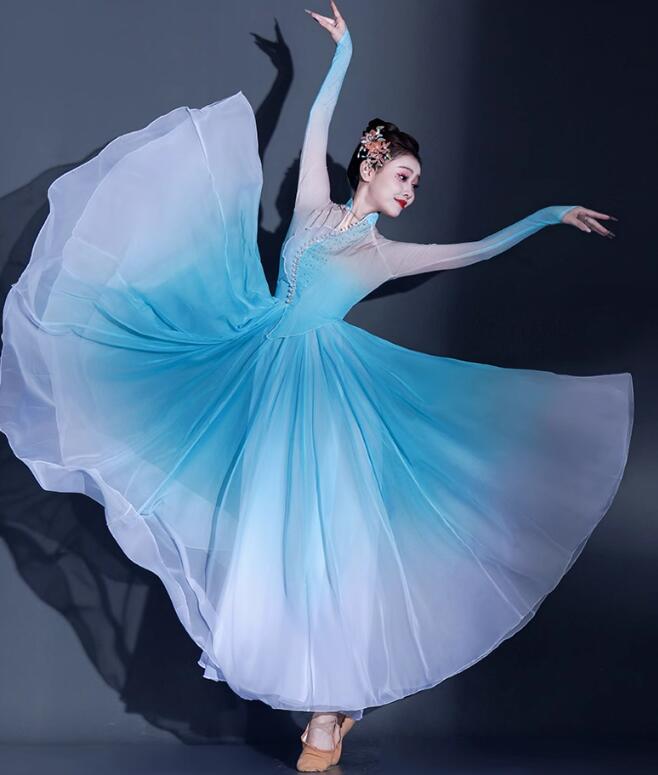 楽天市場】送料無料 社交ダンス 衣装 花柄 中指にかける モダンドレス