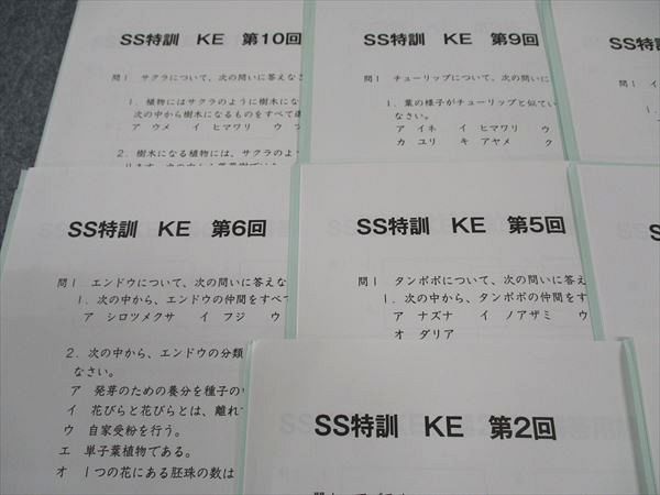 楽天市場】SAPIX サピックス SS特訓 慶應コース KE 理科 第1~11回