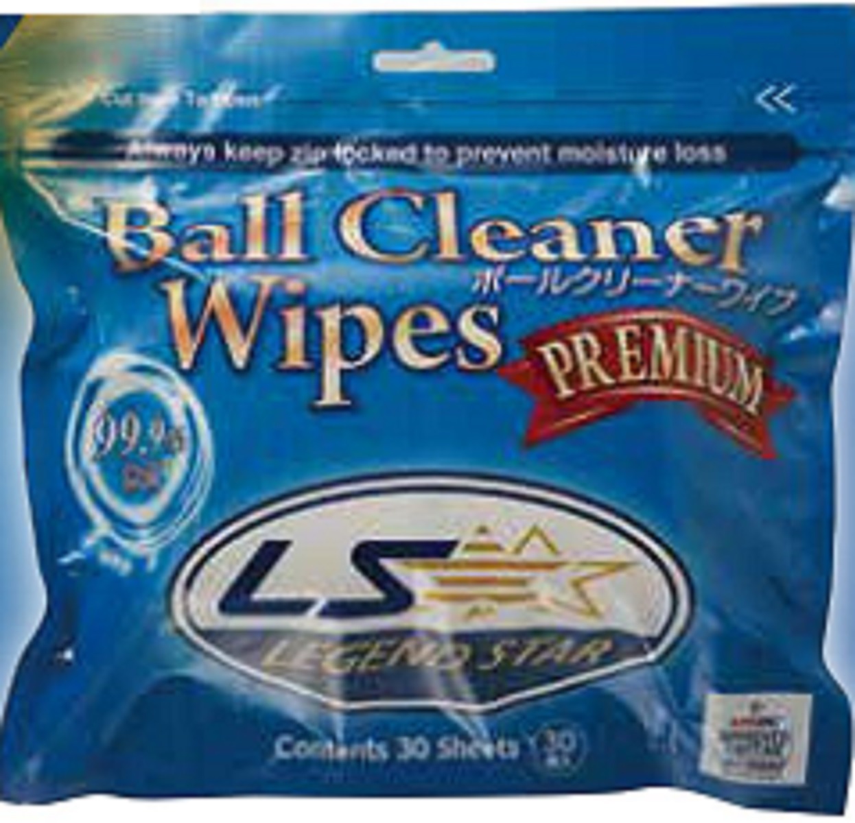 ☆完売品☆LS レジェンドスター ボールクリーナーワイプ 30枚×10個