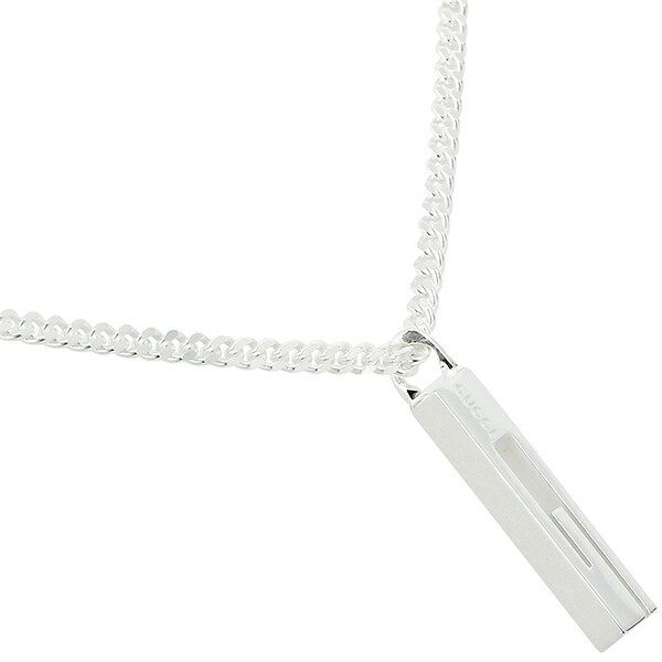 楽天市場】【新品】 グッチ ネックレス カットアウトGバー Gロゴ