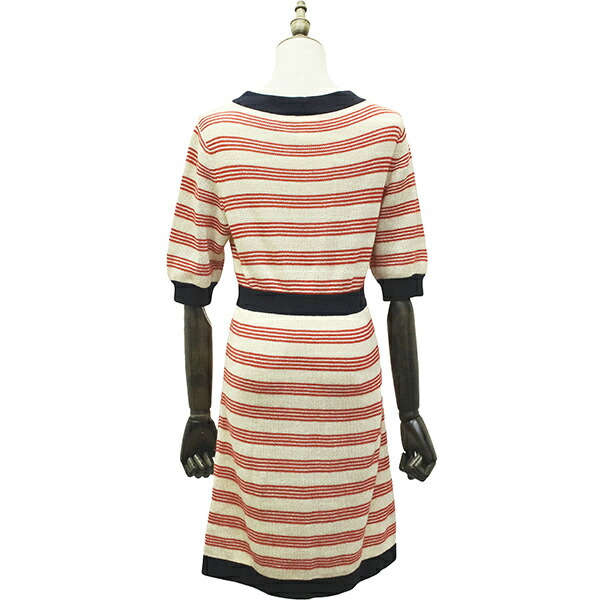 楽天市場】シャネル ワンピース ココボタン 36サイズ ボーダー