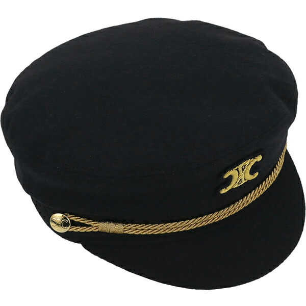 楽天市場】セリーヌ キャスケット トリオンフ ロゴ 57サイズ ウール