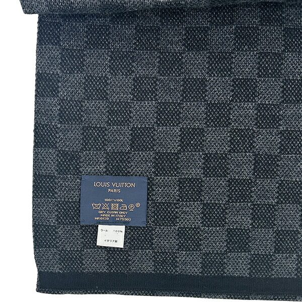 楽天市場】【美品】 ルイヴィトン マフラー エシャルプ プティ ダミエ