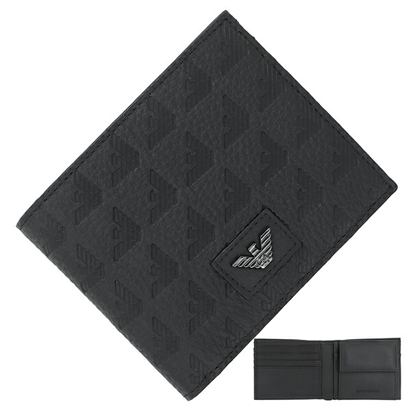 楽天市場】【新品】 エンポリオ アルマーニ 二つ折り財布 メンズ 小銭