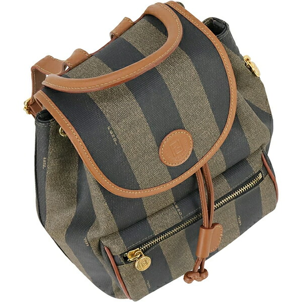 楽天市場】【ヴィンテージ】 フェンディ リュックサック ペカン FFロゴ